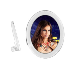 CORNICE OVALE IN CRISTALLO LISCIO A TERRENO