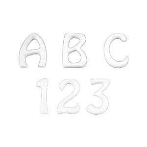 LETTERE IN PORCELLA BIANCHE