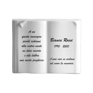 LIBRO A TERRENO MITO BIANCO SOLO SCRITTA NERA