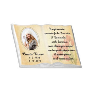 LIBRO A TERRENO VAN GOGH FOTO E SCRITTA COLORE