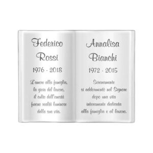 LIBRO VIVALDI BIANCO SOLO SCRITTA NERA