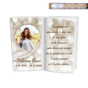 LIBRO MANZONI CON LED