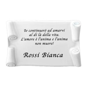 PERGAMENA ATENA BIANCA SOLO SCRITTA NERA