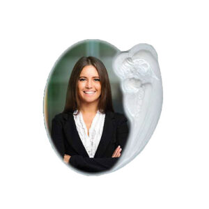 SACRA BIANCA CON DECORO OVALE