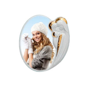 SACRA ORO CON DECORO OVALE