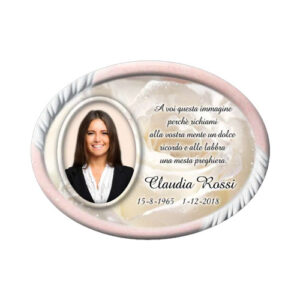 PLACCA SASLONG A PARETE CON FOTO