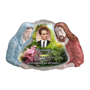 TARGA PIETÀ DECORATA A PARETE