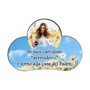 TARGA SOLE 2 PEZZI A PARETE