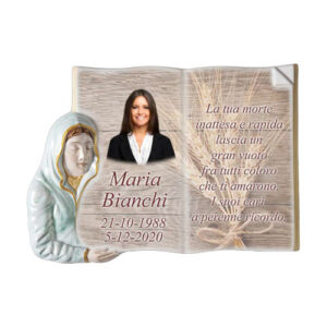 LIBRO MADONNA DECORATO