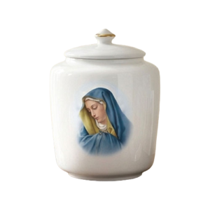 URNA NOUVA IN PORCELLANA 23x20CM