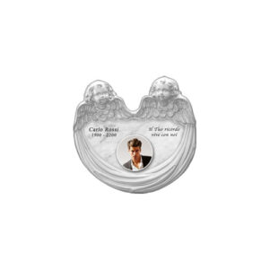 PERGAMENA BIANCA DECORATA DOPPIO ANGELO