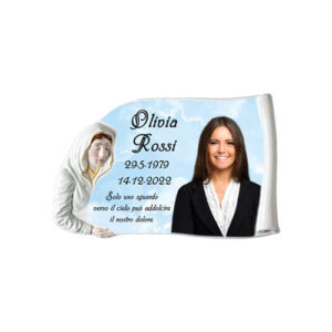 PERGAMENA COLORATA DECORATA MADONNA