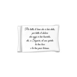 PERGAMENA RAVENNA BIANCA SOLO SCRITTA NERA