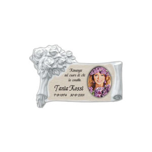 PERGAMENA ROSE DECORATA BIANCA