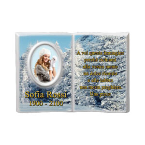 LIBRO RETRO' FOTO E SCRITTA COLORE