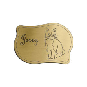 Targa Metallo Jerry